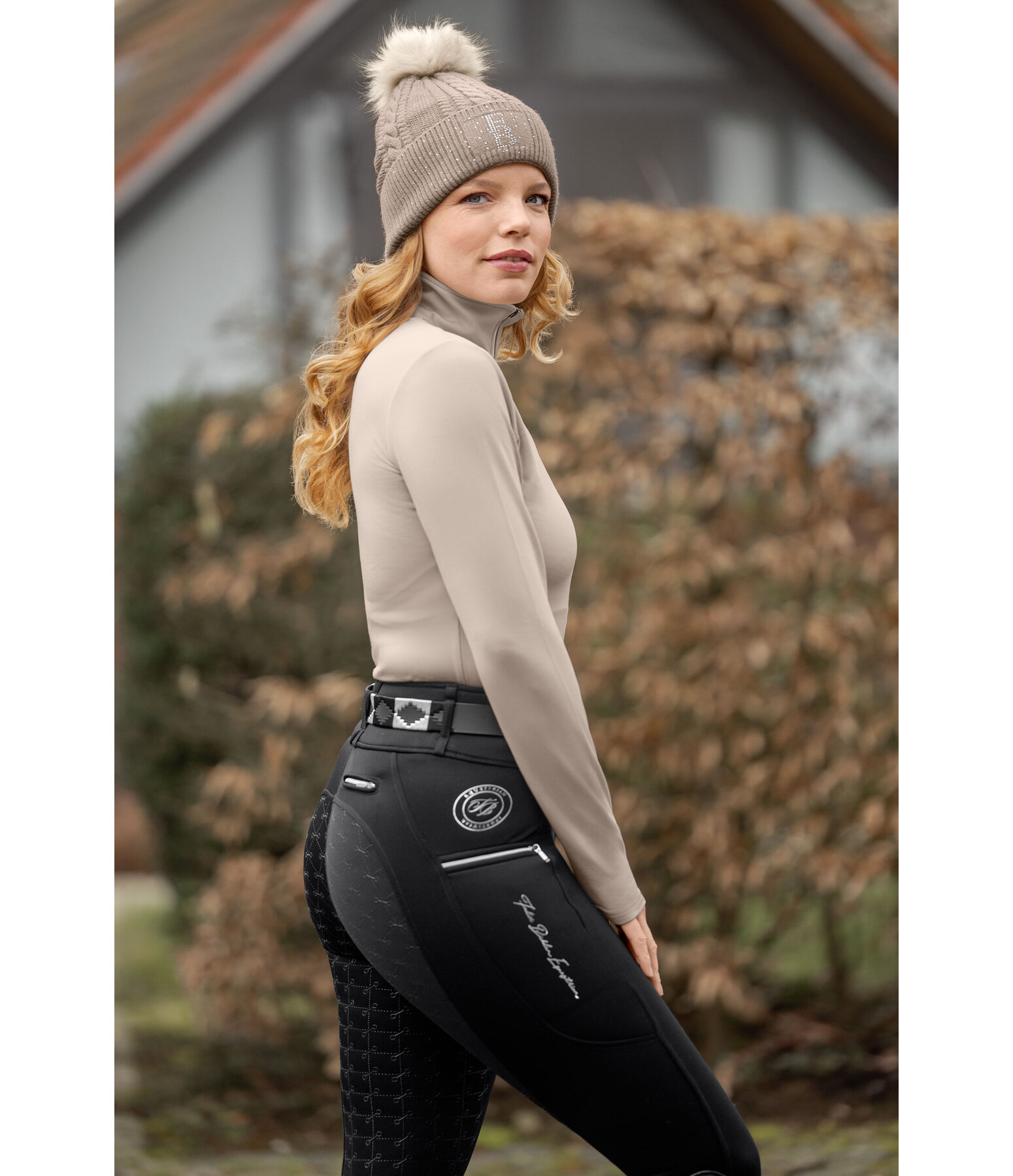 Thermal Hybrid Grip Full Seat Breeches Cheyenne
