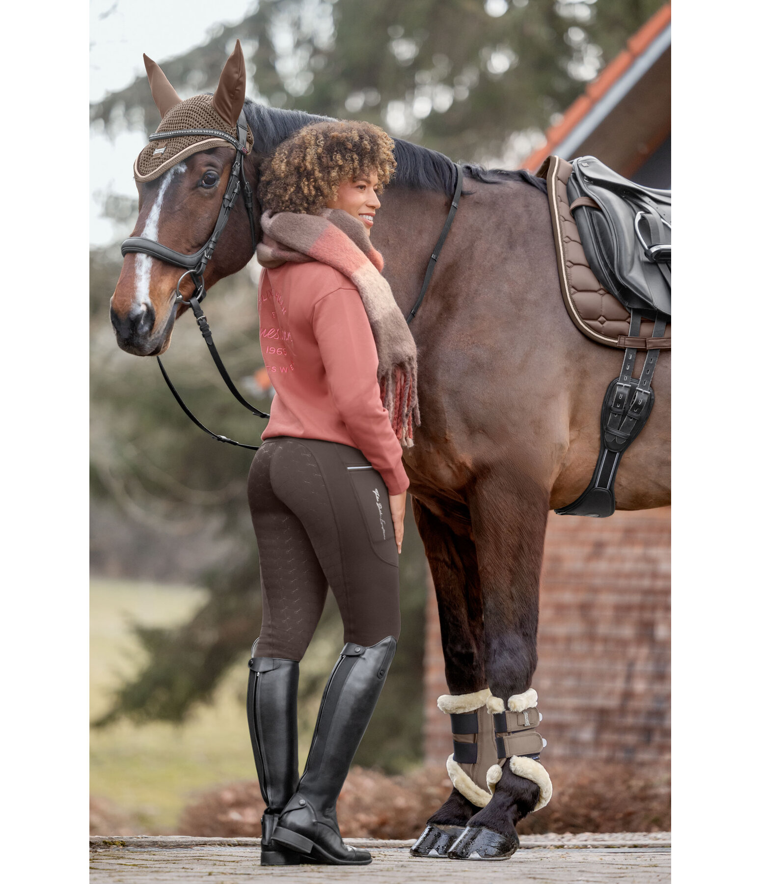 Thermal Hybrid Grip Full Seat Breeches Cheyenne