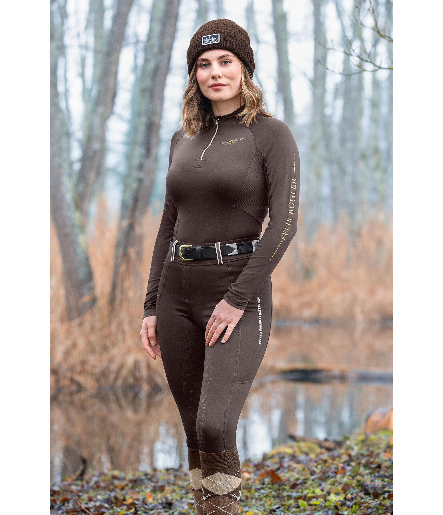 Grip Full Seat Thermal Riding Tights Juliette