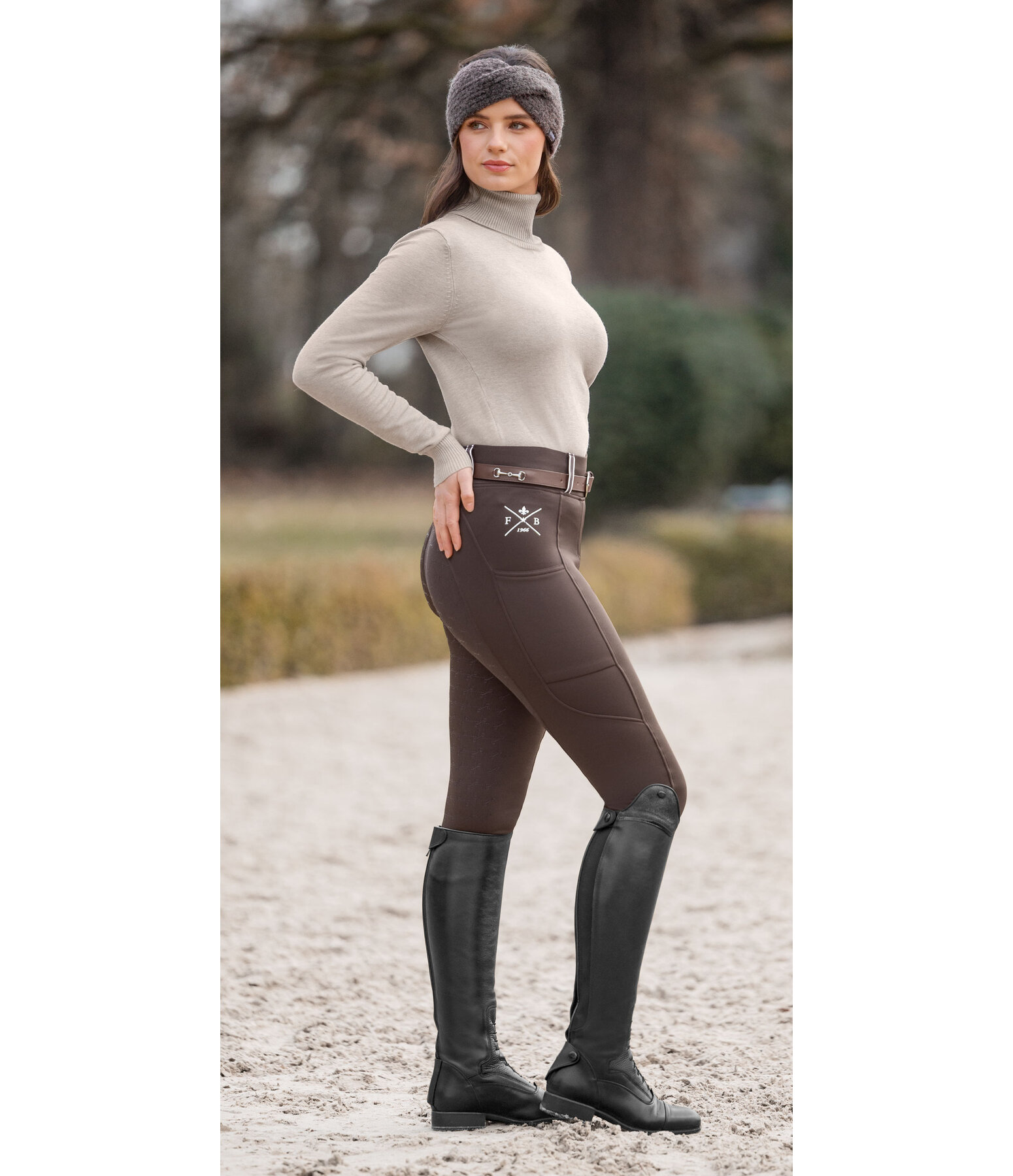 Grip Full Seat Thermal Riding Tights Juliette