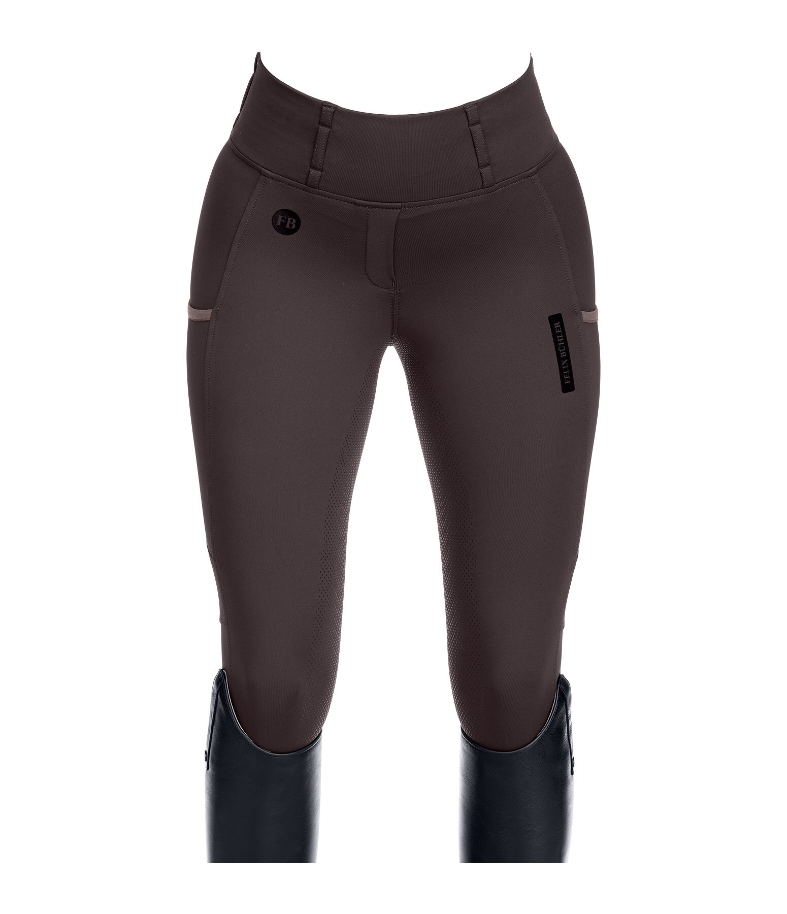 Grip Full Seat Summer Riding Tights Marina-Mesh