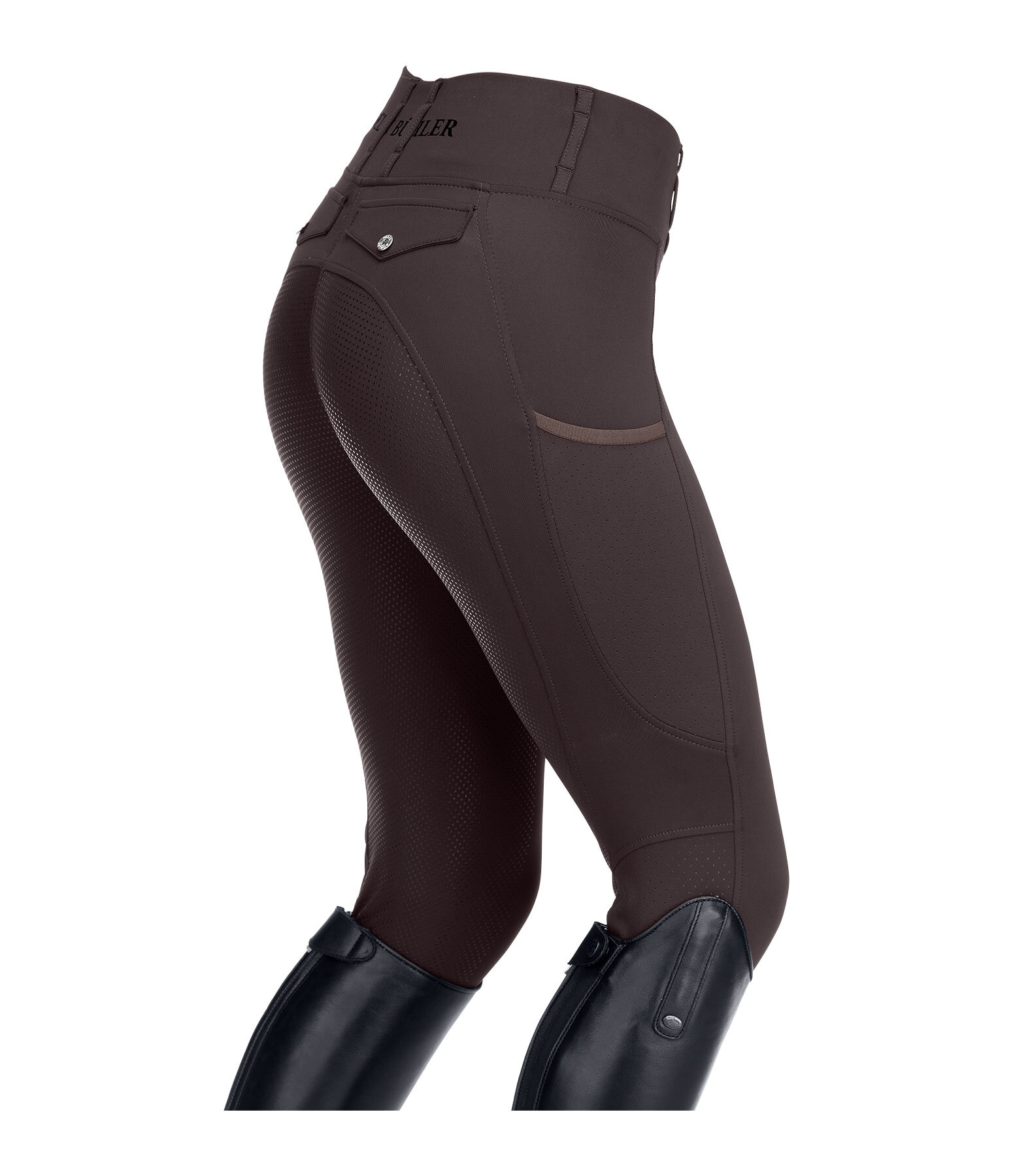 Grip Full Seat Summer Riding Tights Marina-Mesh