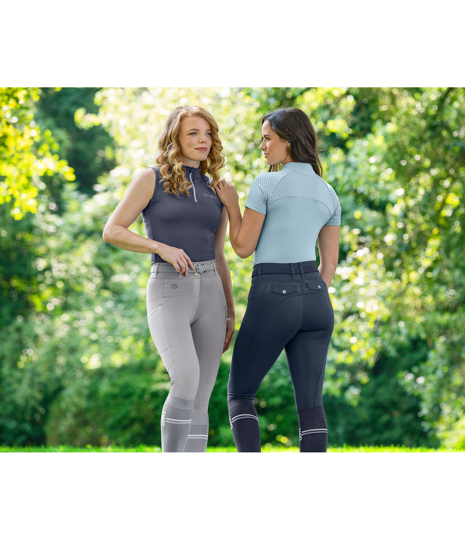 Hybrid Grip Full Seat Breeches Mesh Samira
