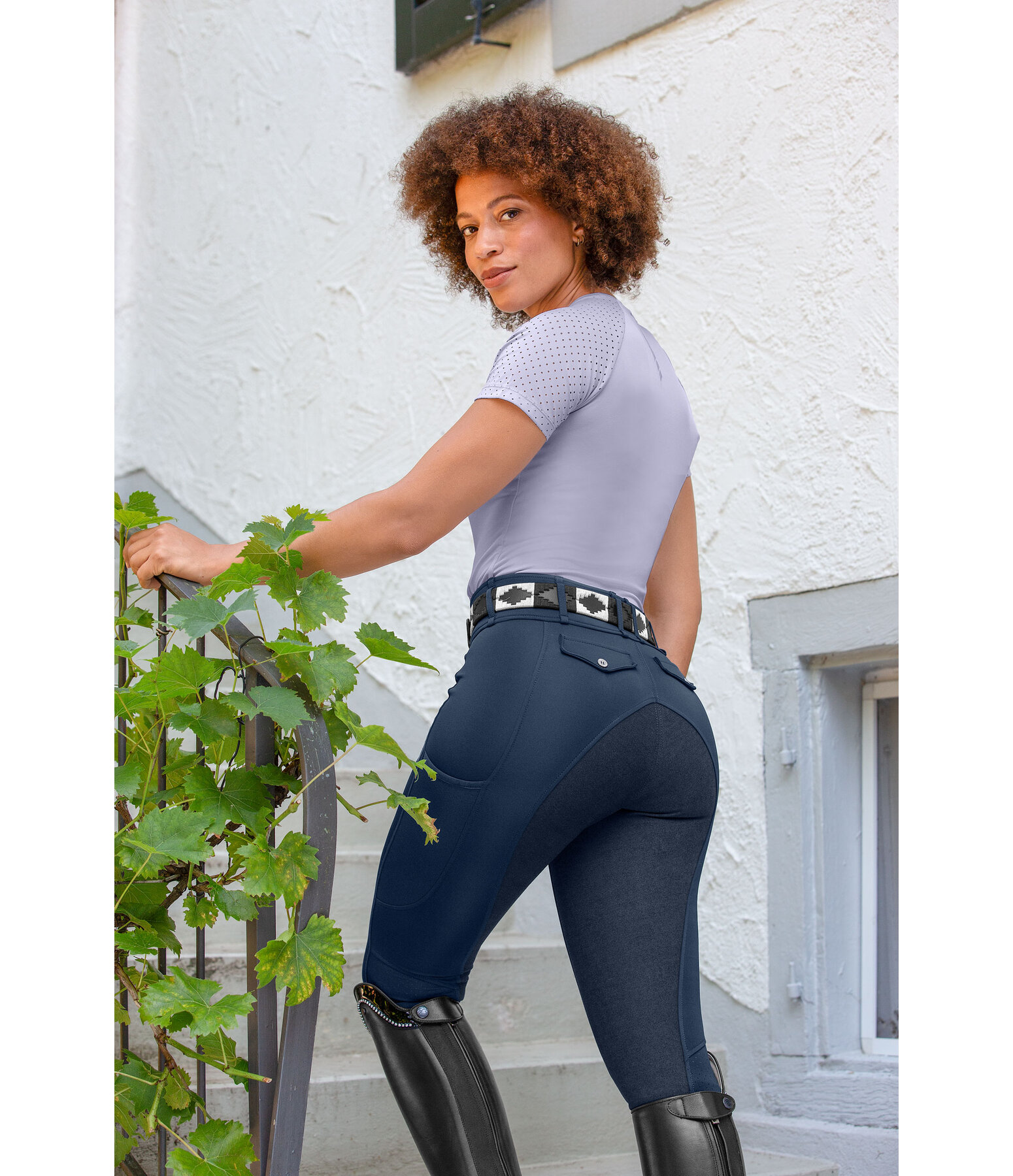 Hybrid Full Seat Breeches Mesh Helen