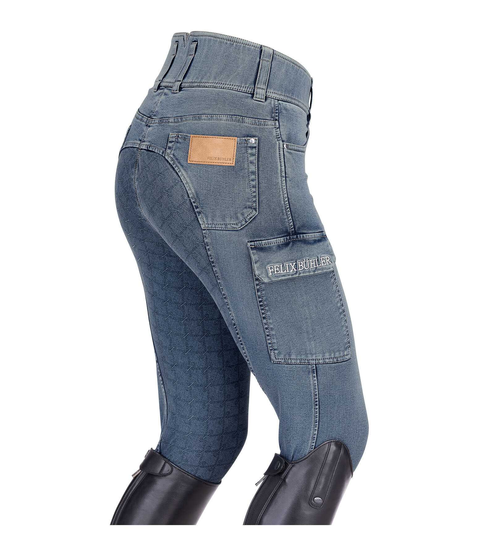 High Waist Jeans Grip Breeches Laura