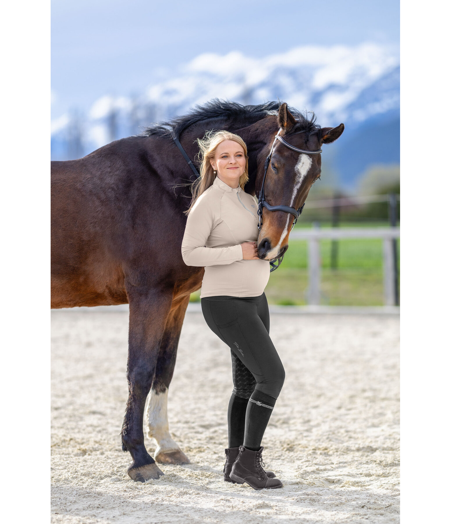 Grip Thermal Pregnancy Riding Tights Elisabeth