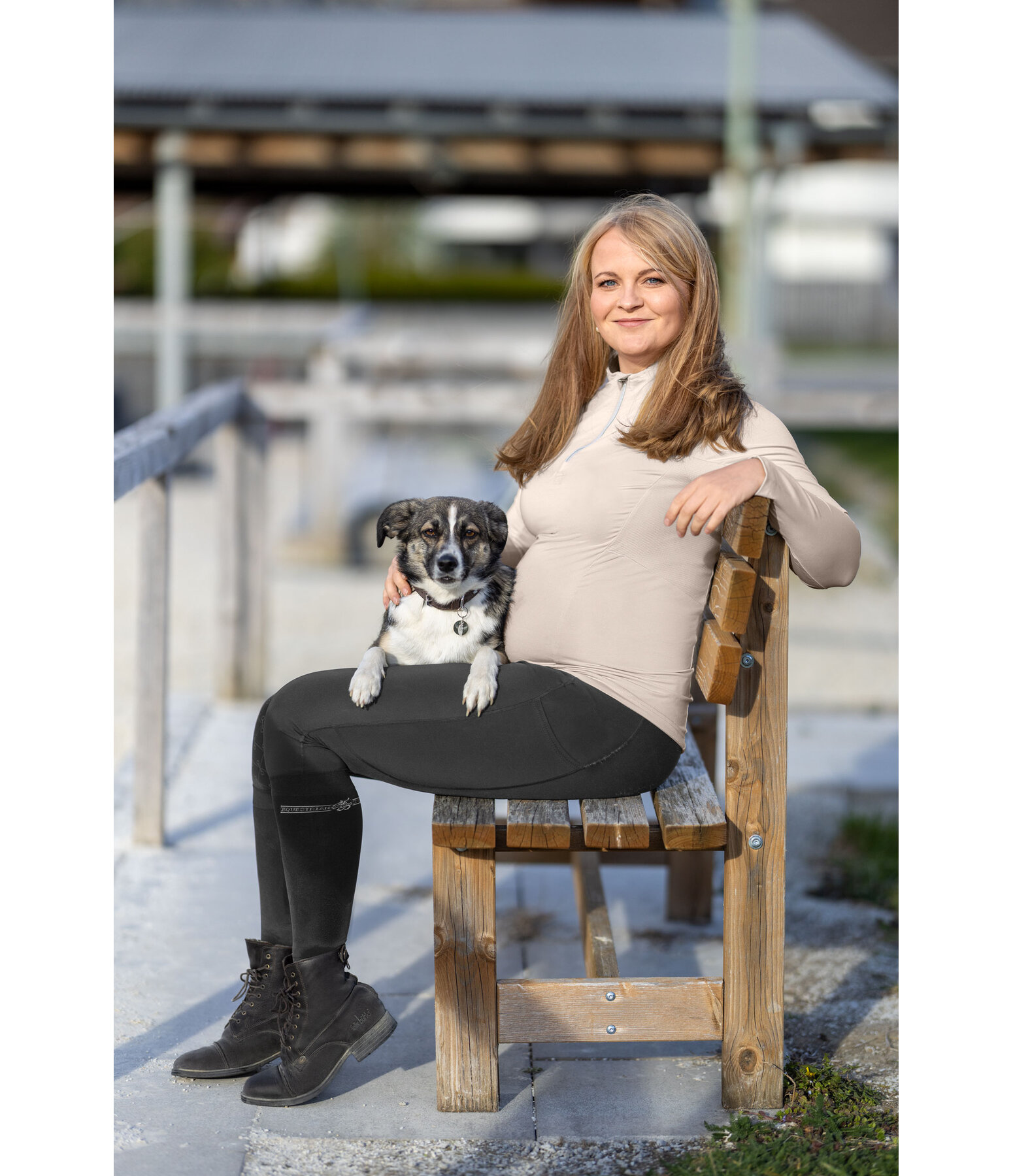 Grip Thermal Pregnancy Riding Tights Elisabeth