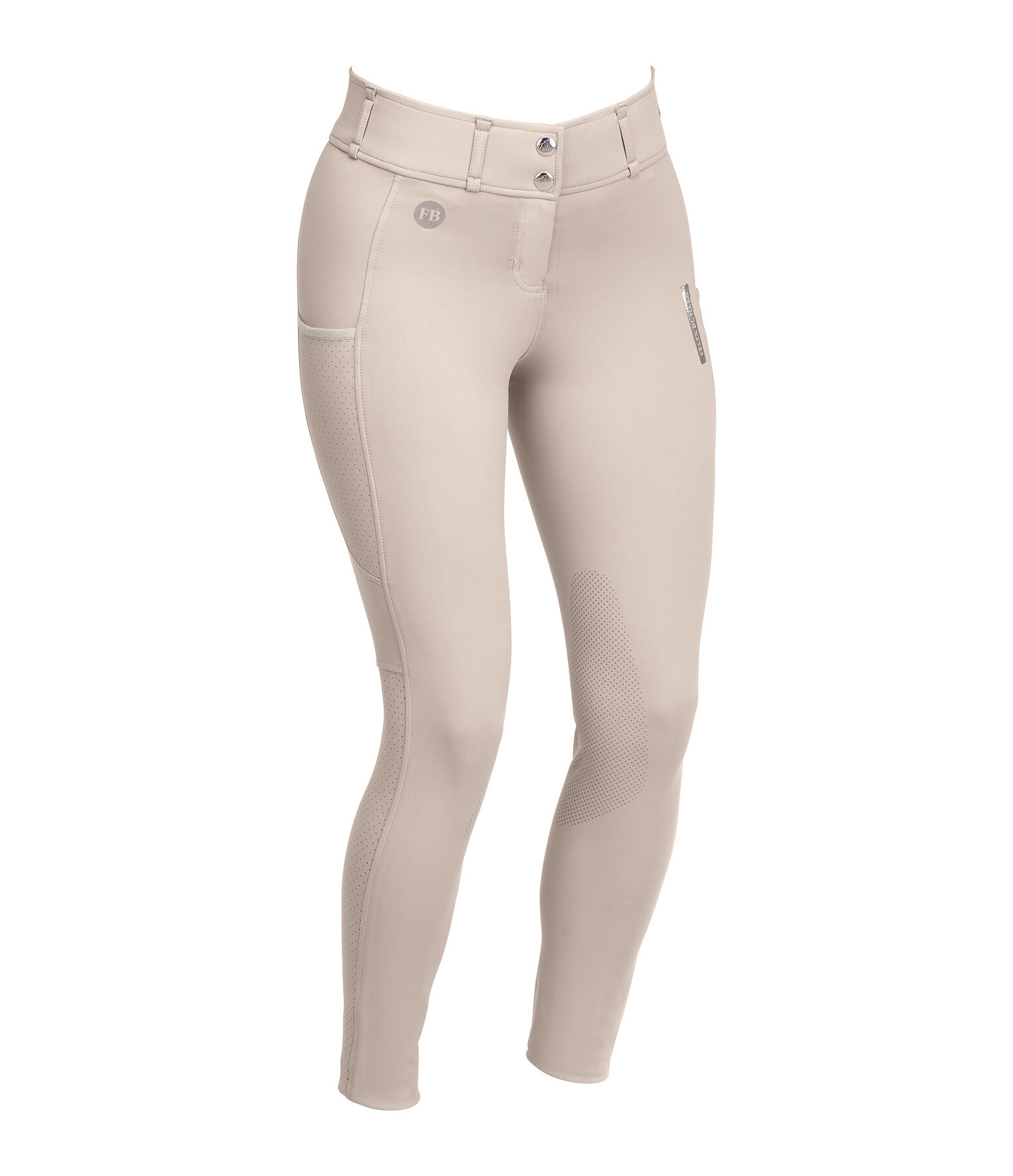 Hybrid Grip Knee Patch Breeches Mesh Romy