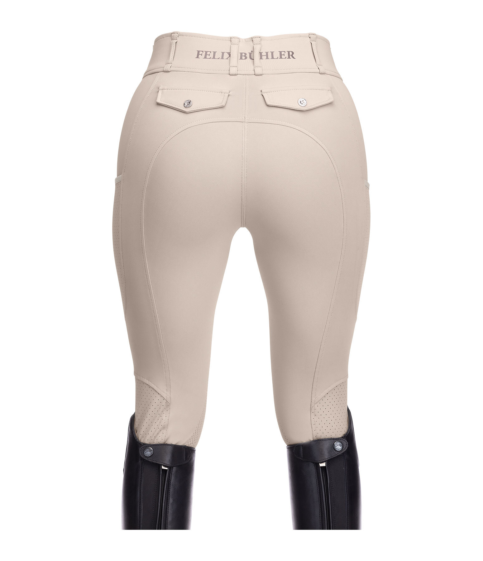 Hybrid Grip Knee Patch Breeches Mesh Romy