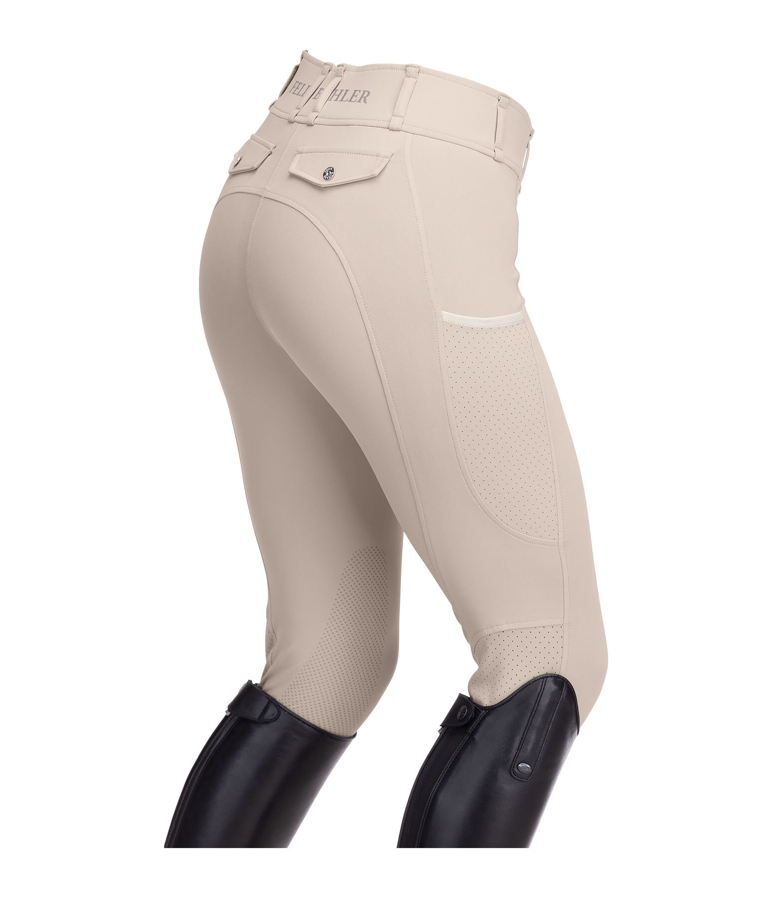 Hybrid Grip Knee Patch Breeches Mesh Romy