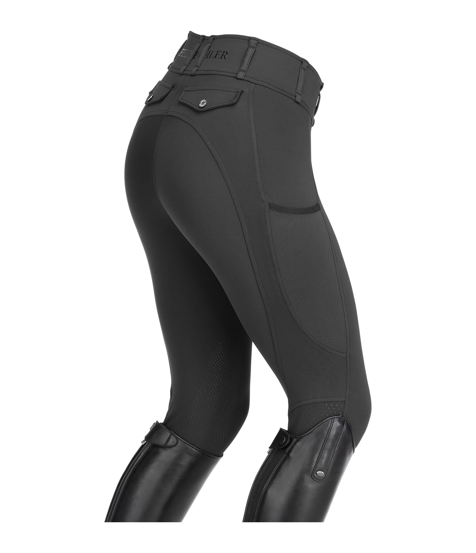 Hybrid Grip Knee Patch Breeches Mesh Romy