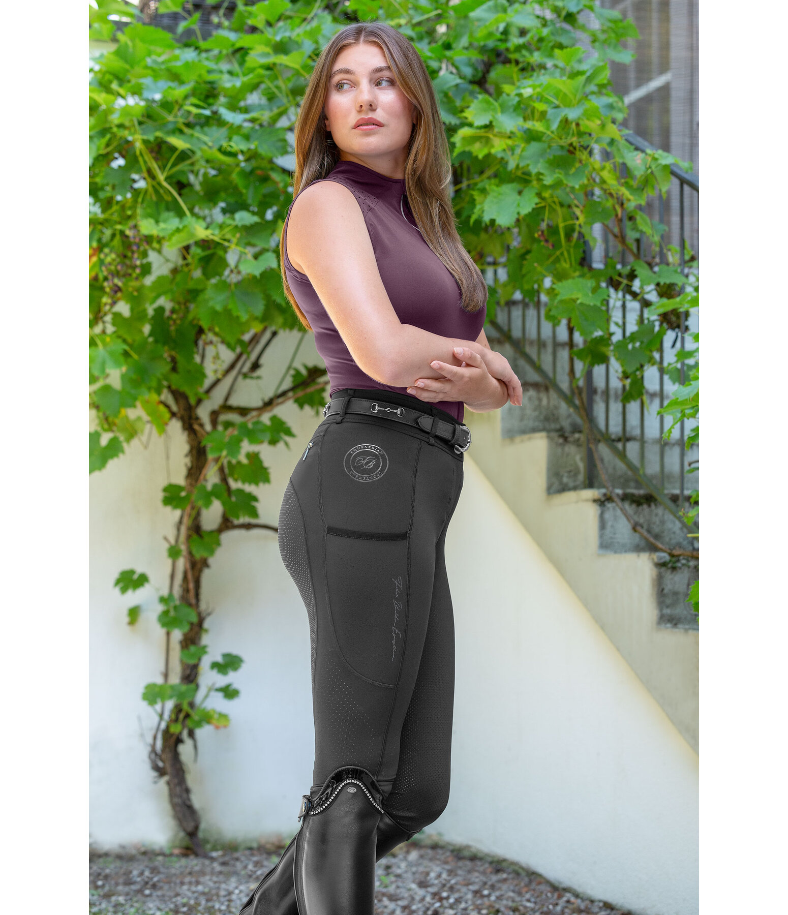 Hybrid Grip Breeches Mesh Aimee