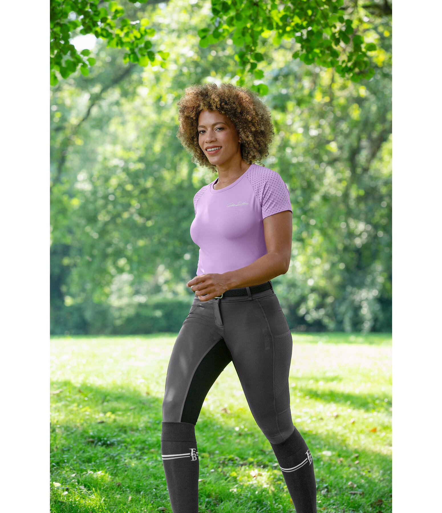 Hybrid Full Seat Breeches Mesh Denise CTS