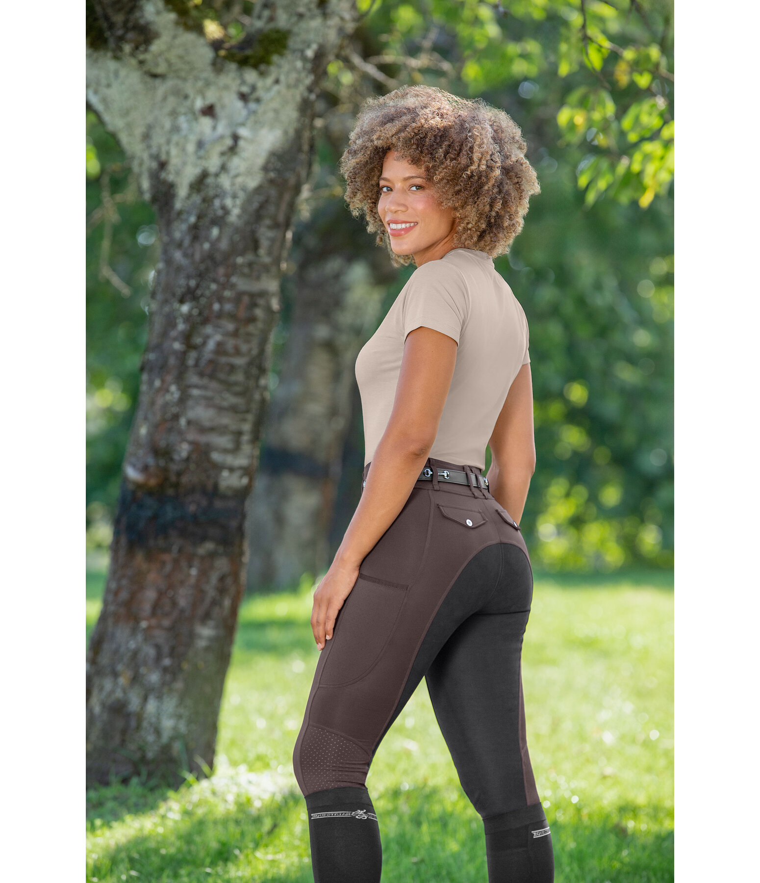 Hybrid Full Seat Breeches Mesh Denise CTS