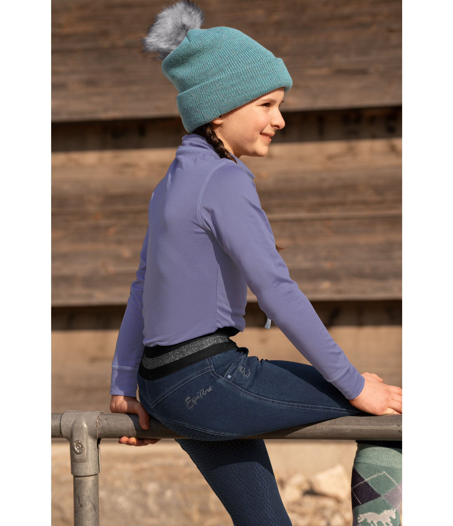 Children's Grip Full Seat Riding Tights Nivia