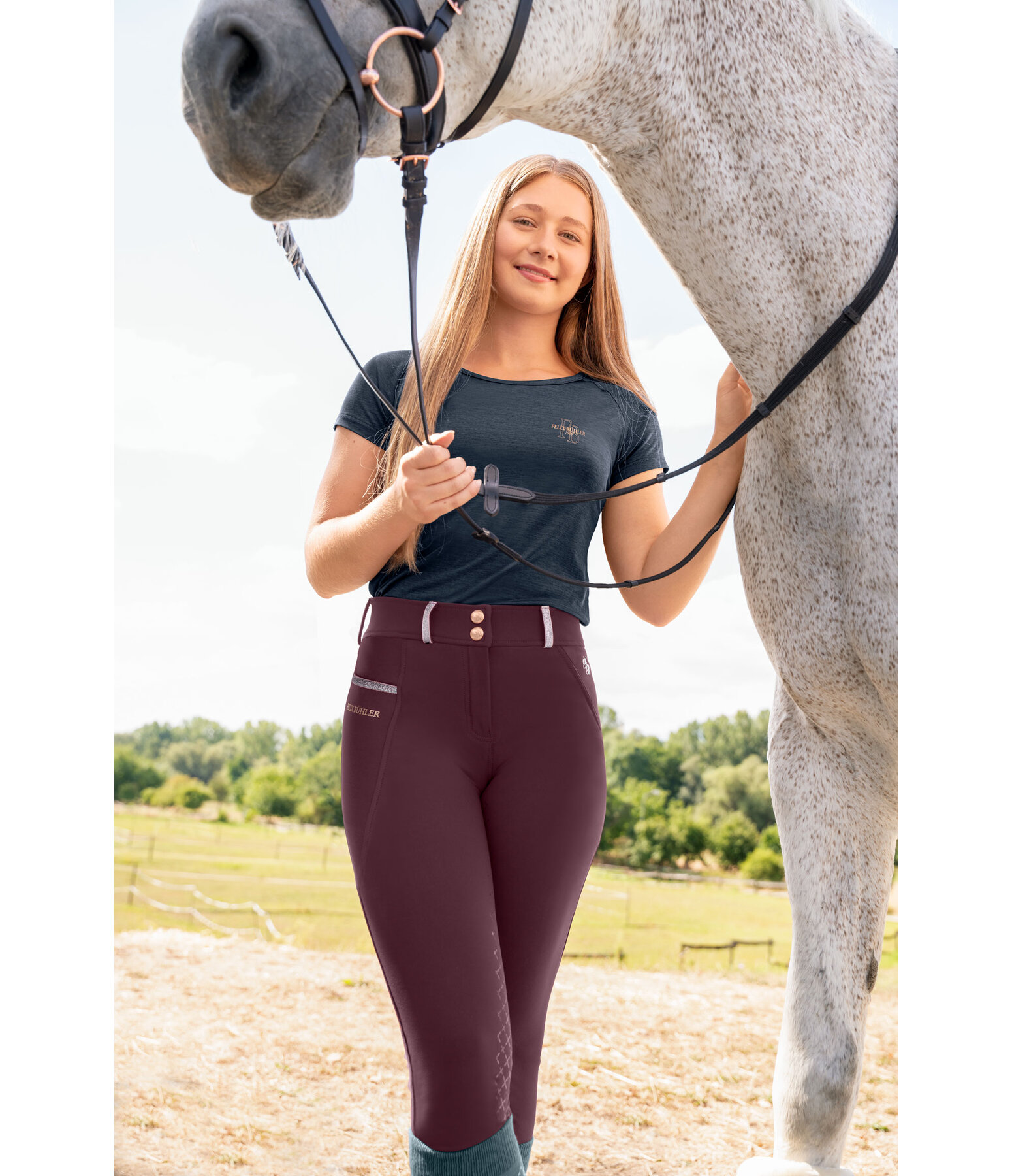 Children's Grip High Waist Full-Seat Breeches Kiyomi