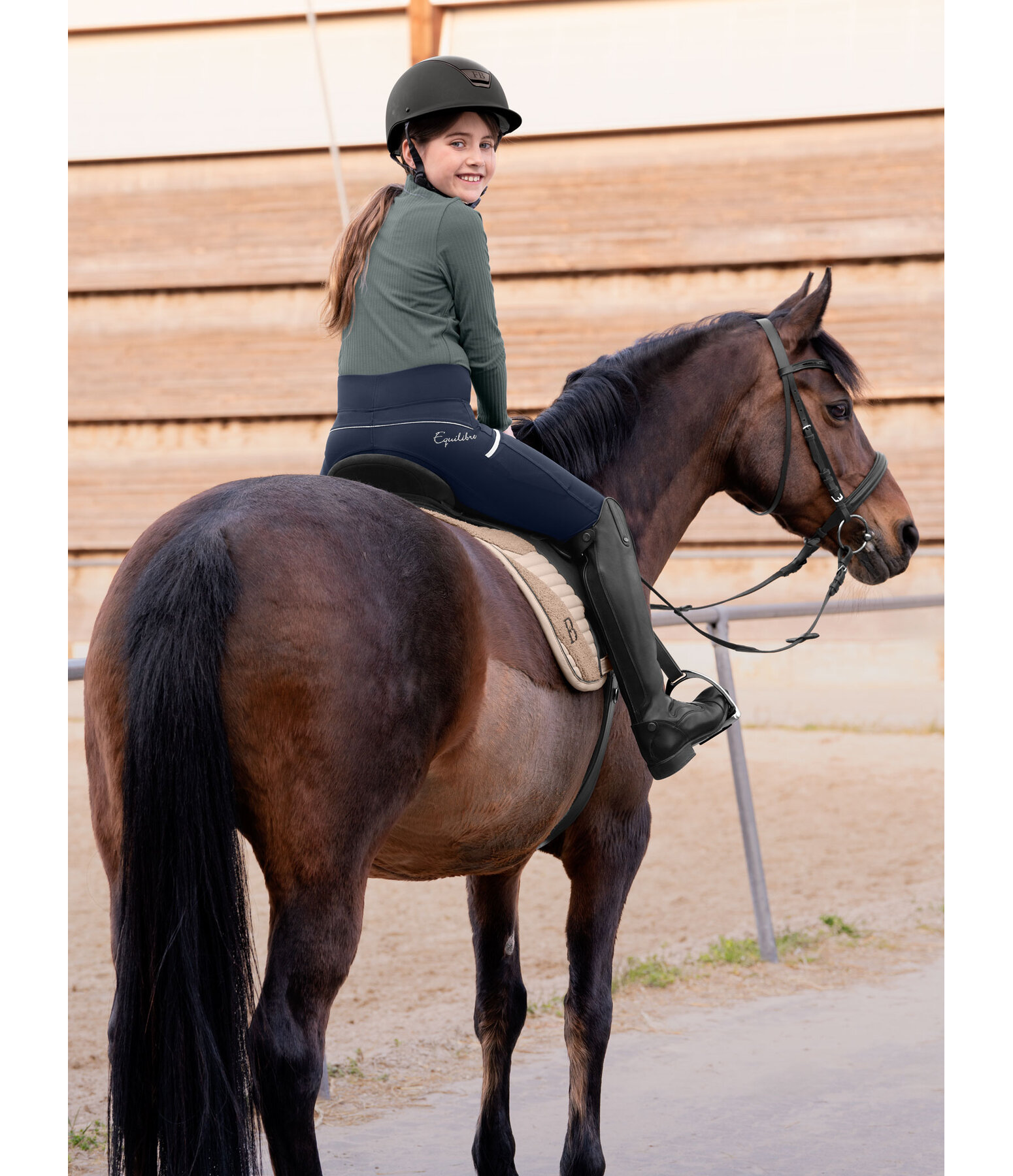 Children's Grip Full-Seat Riding Tights Elija
