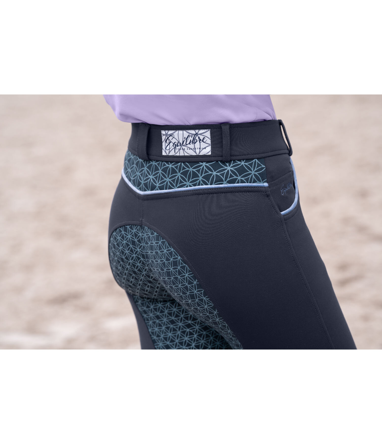 Children's Hybrid Grip Thermo Full Seat Breeches Eira