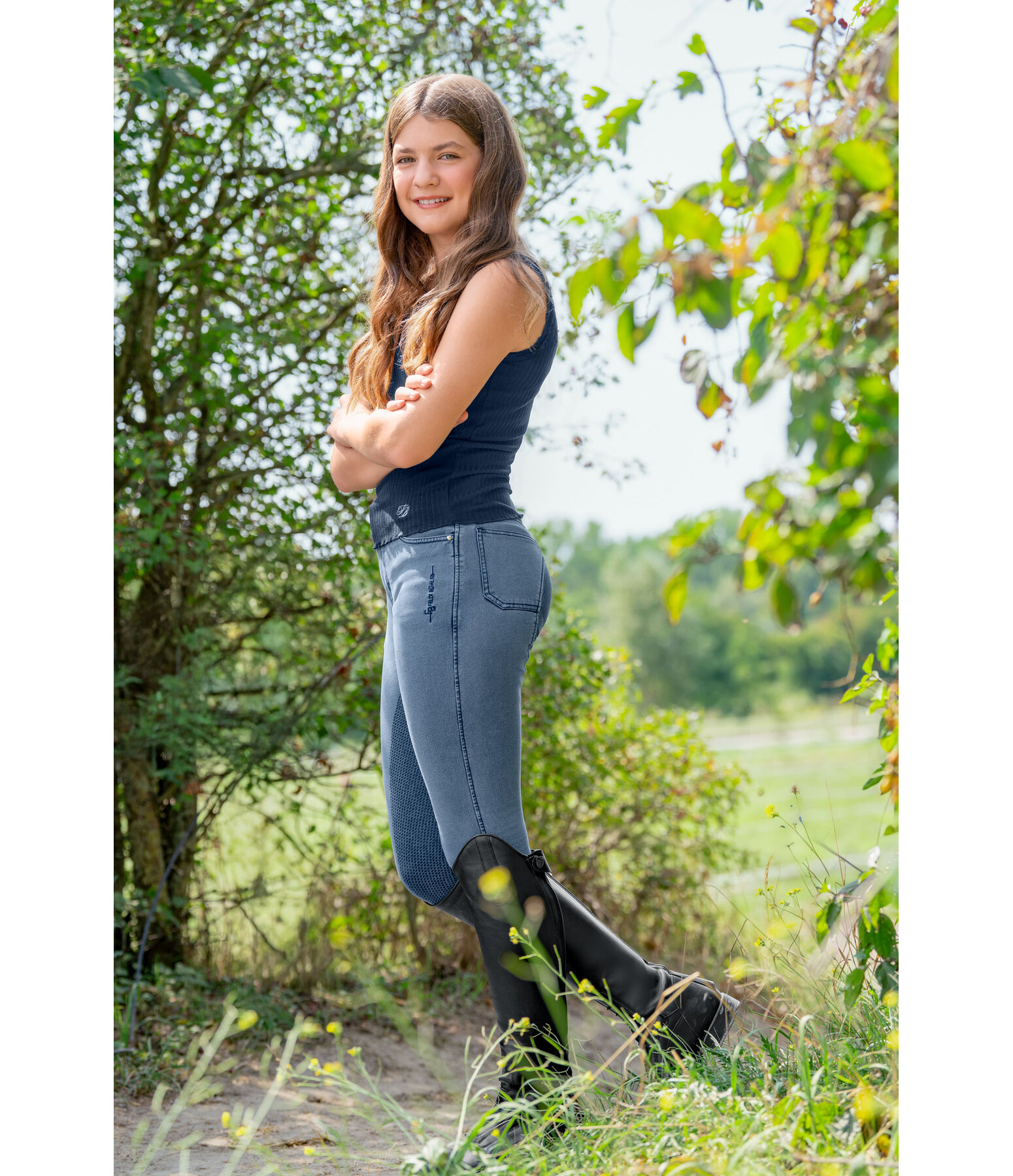 Children's Denim Breeches Demi