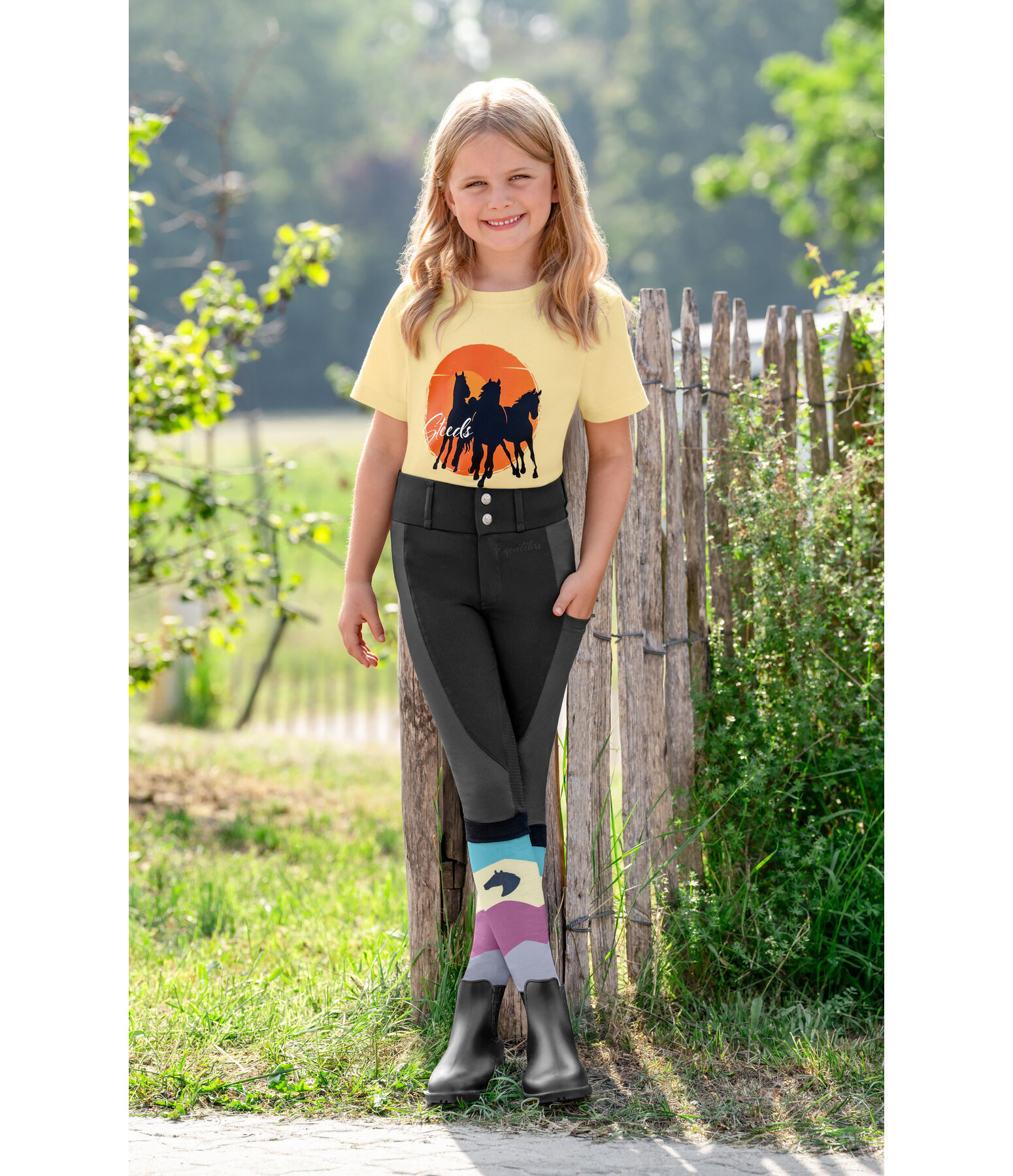 Children's Full Seat Breeches Mesh Helios