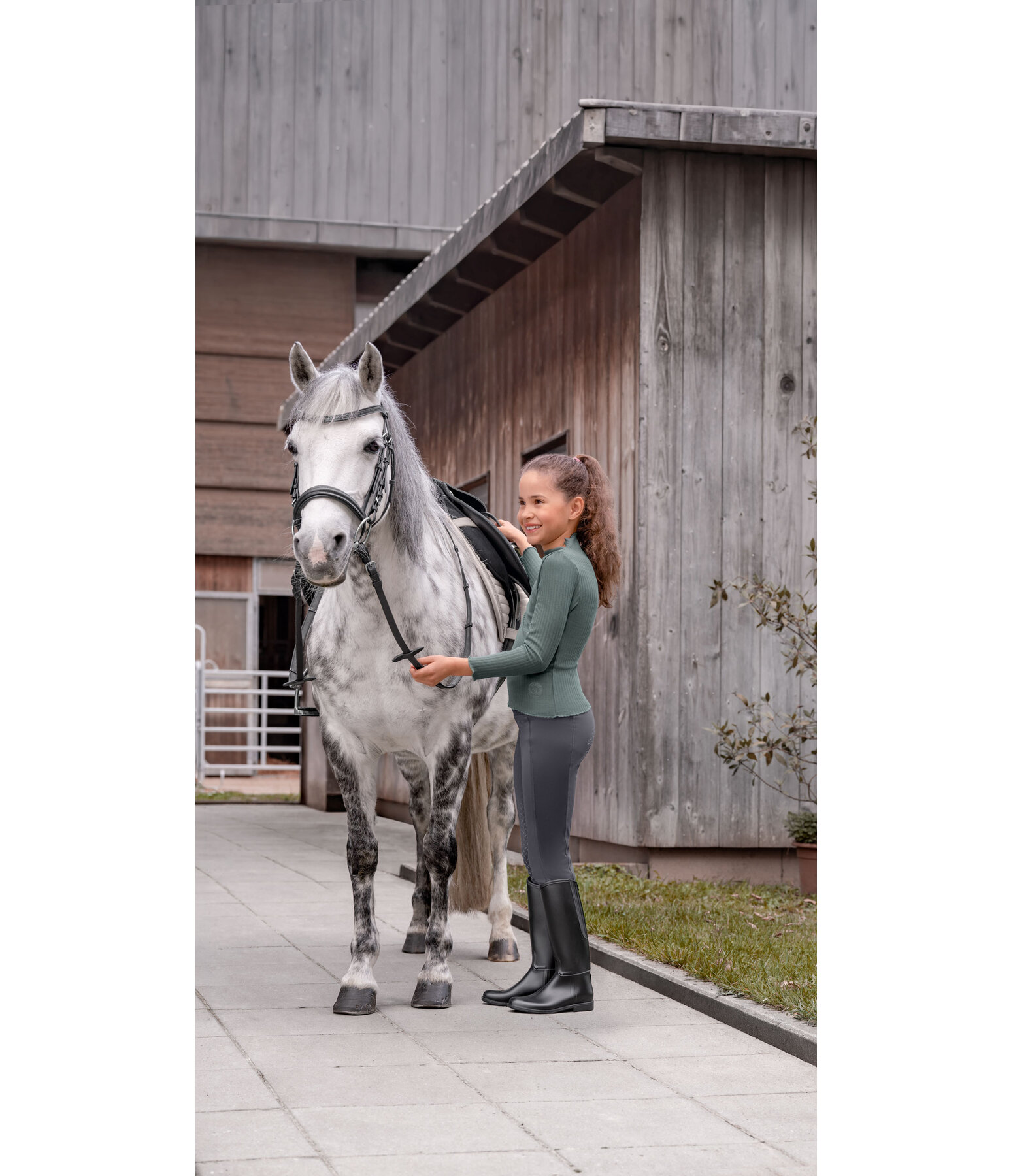Children's Grip Thermal Riding Tights Elina