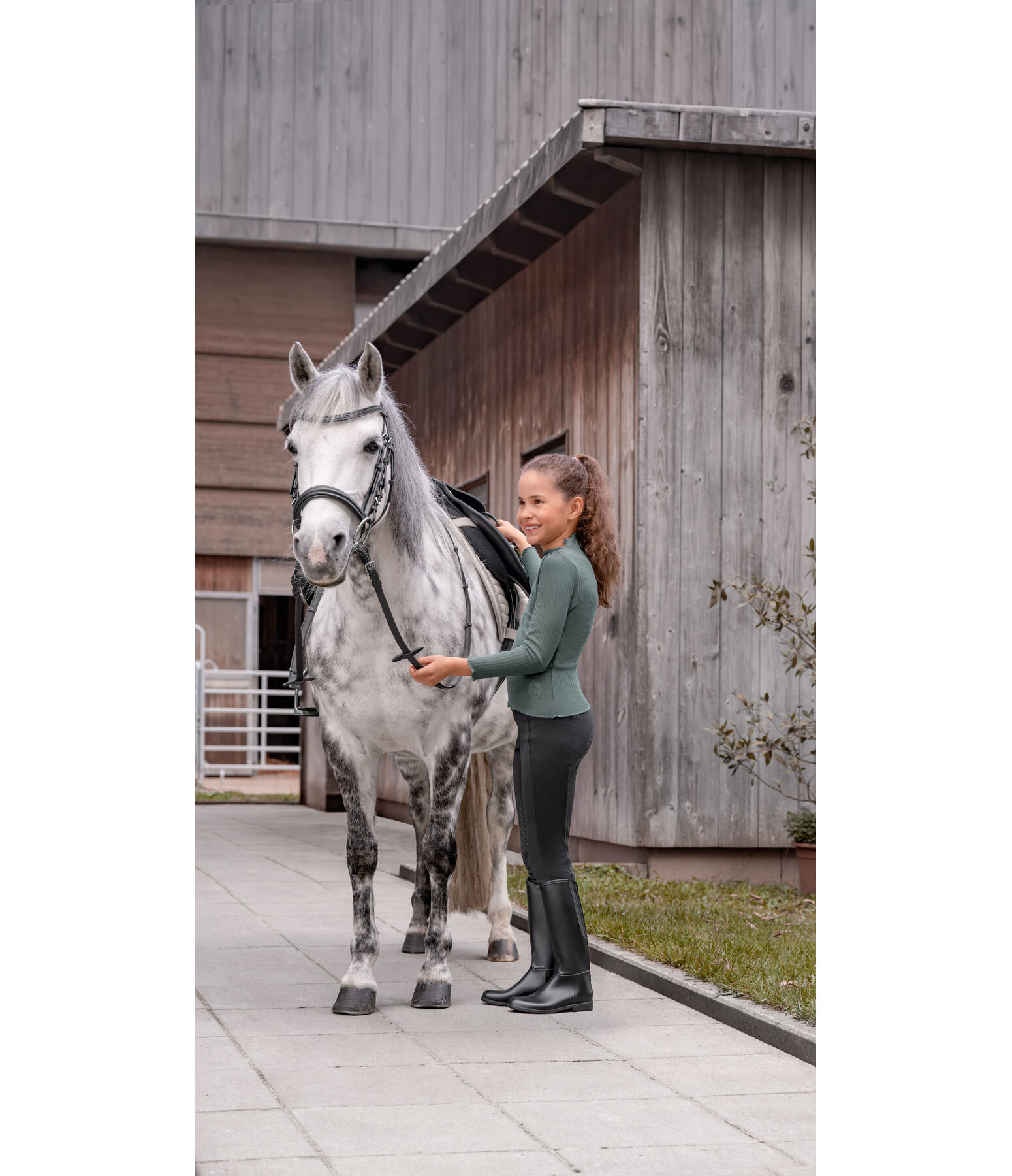 Children's Grip Thermal Riding Tights Elina