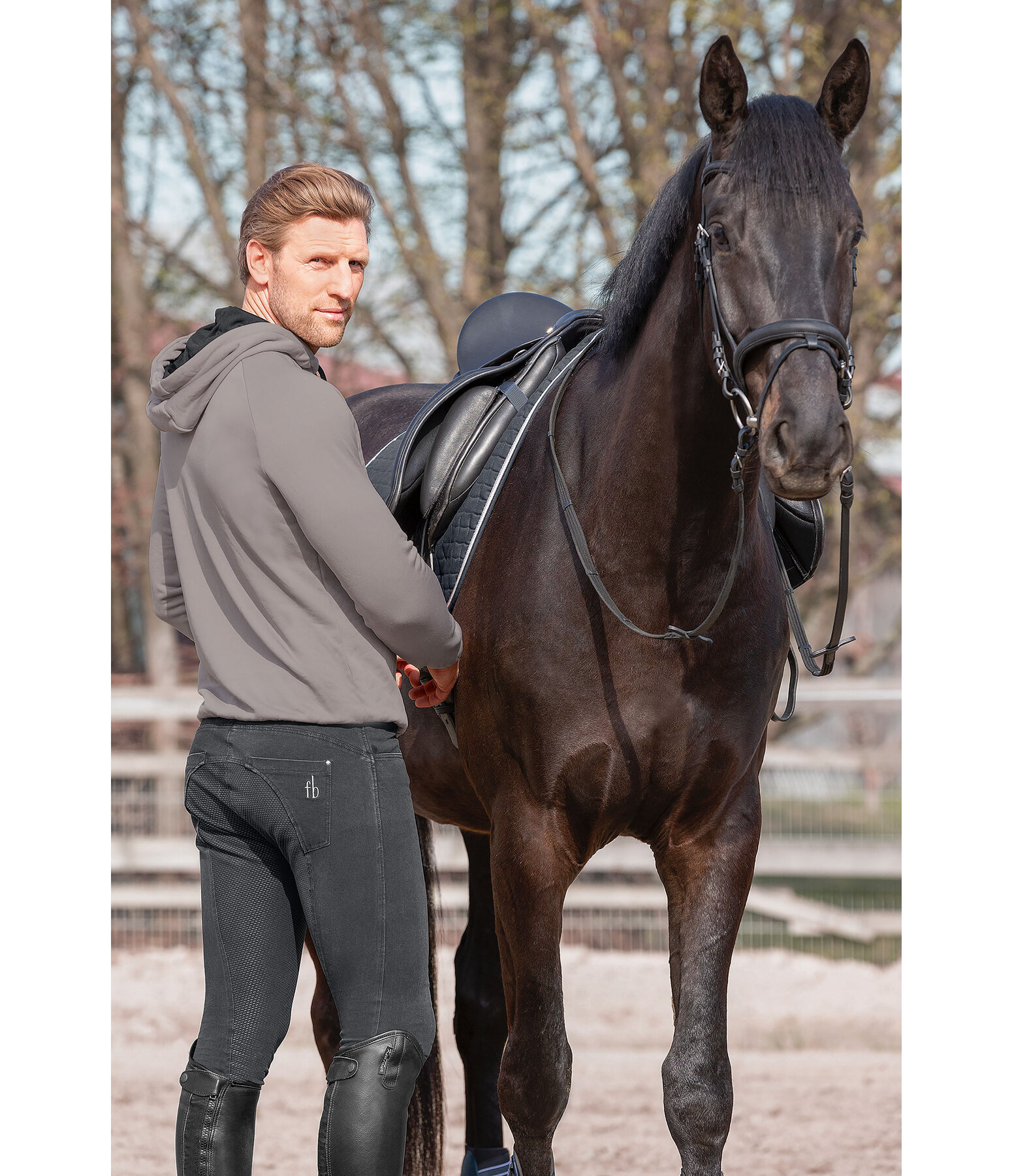 Men's Grip Full Seat Denim Breeches San Francisco