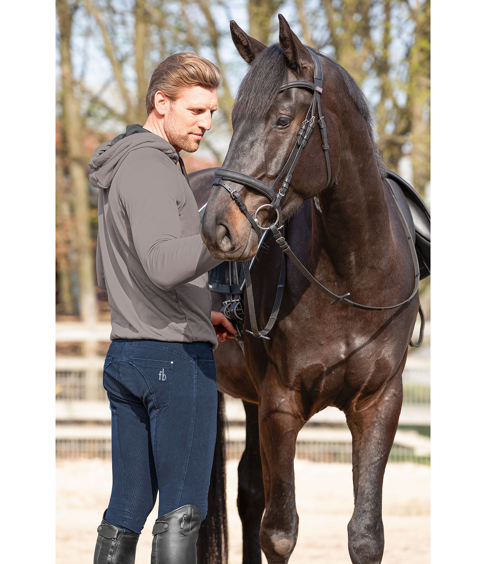 Men's Grip Full-Seat Jeans Breeches San Francisco