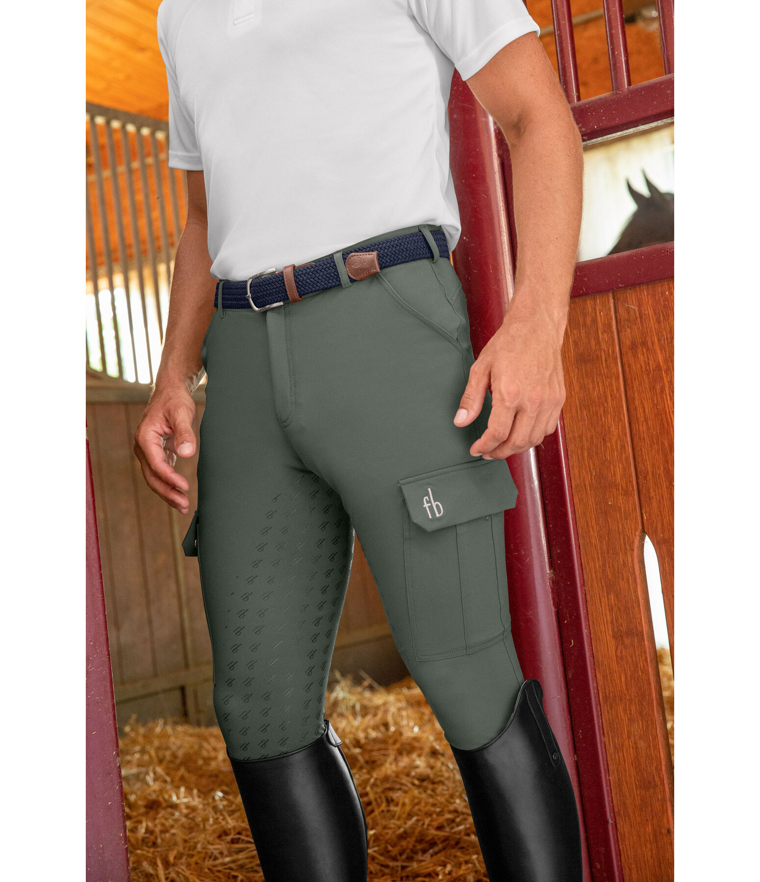 Men's Hybrid Grip Full Seat Breeches Sitka