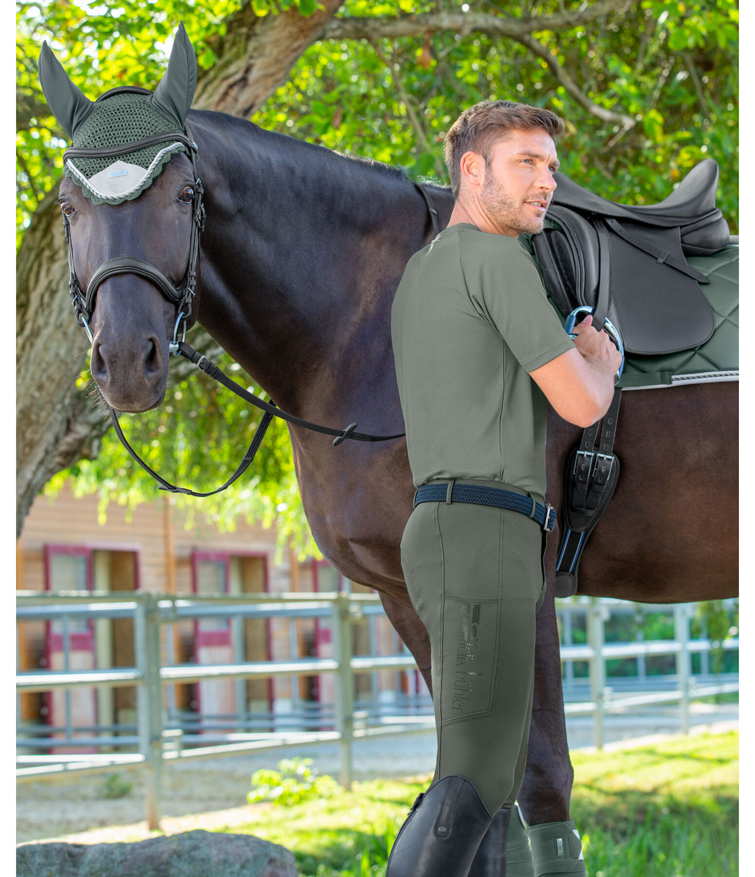 Men's Hybrid Grip Full Seat Breeches Tacoma