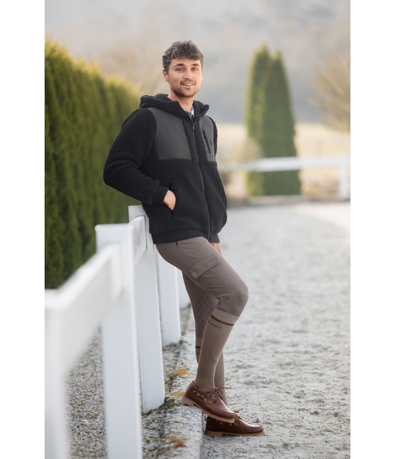 Men's Hybrid Knee Patch Breeches Georgia
