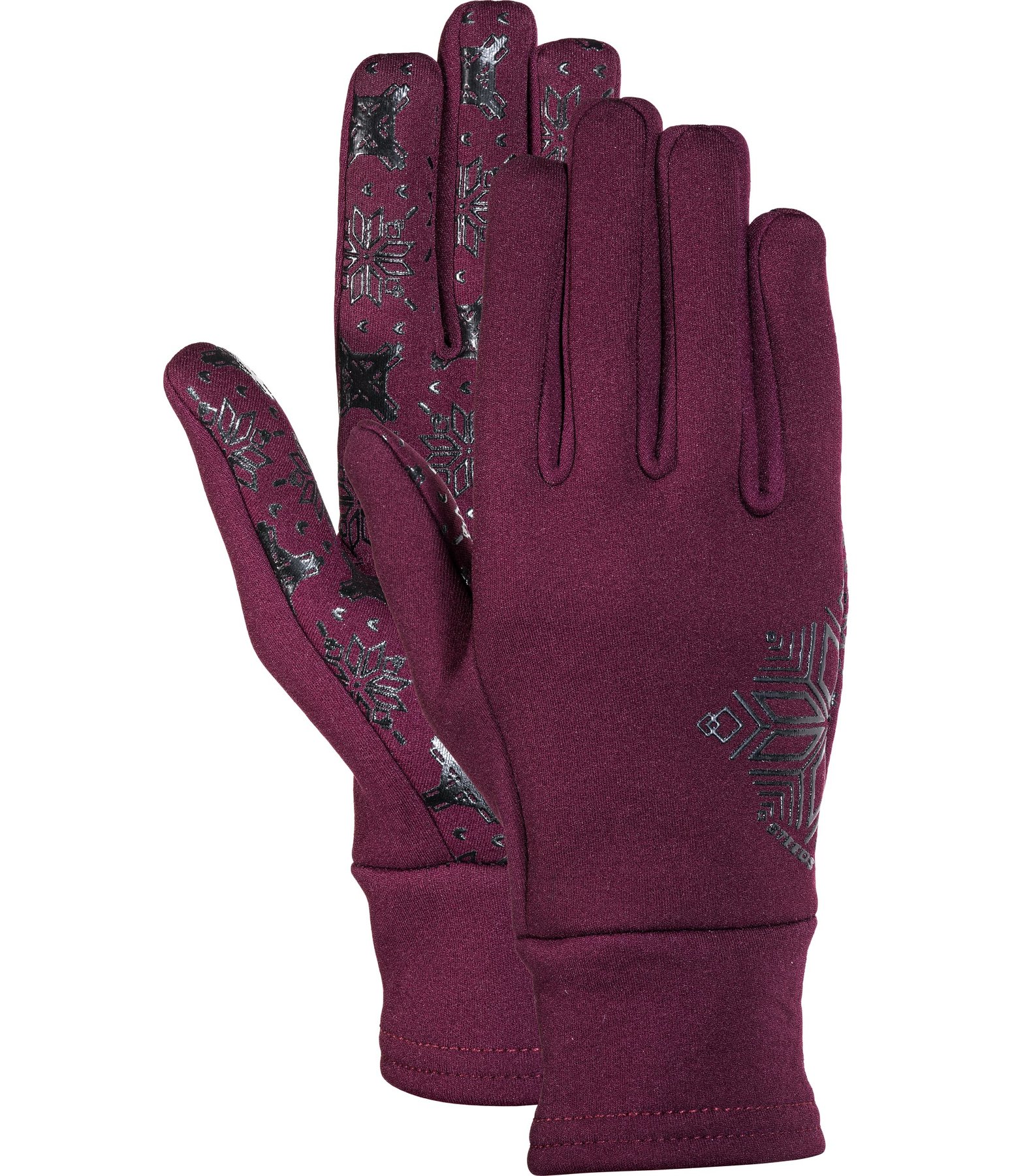 Purple fleece gloves outlet