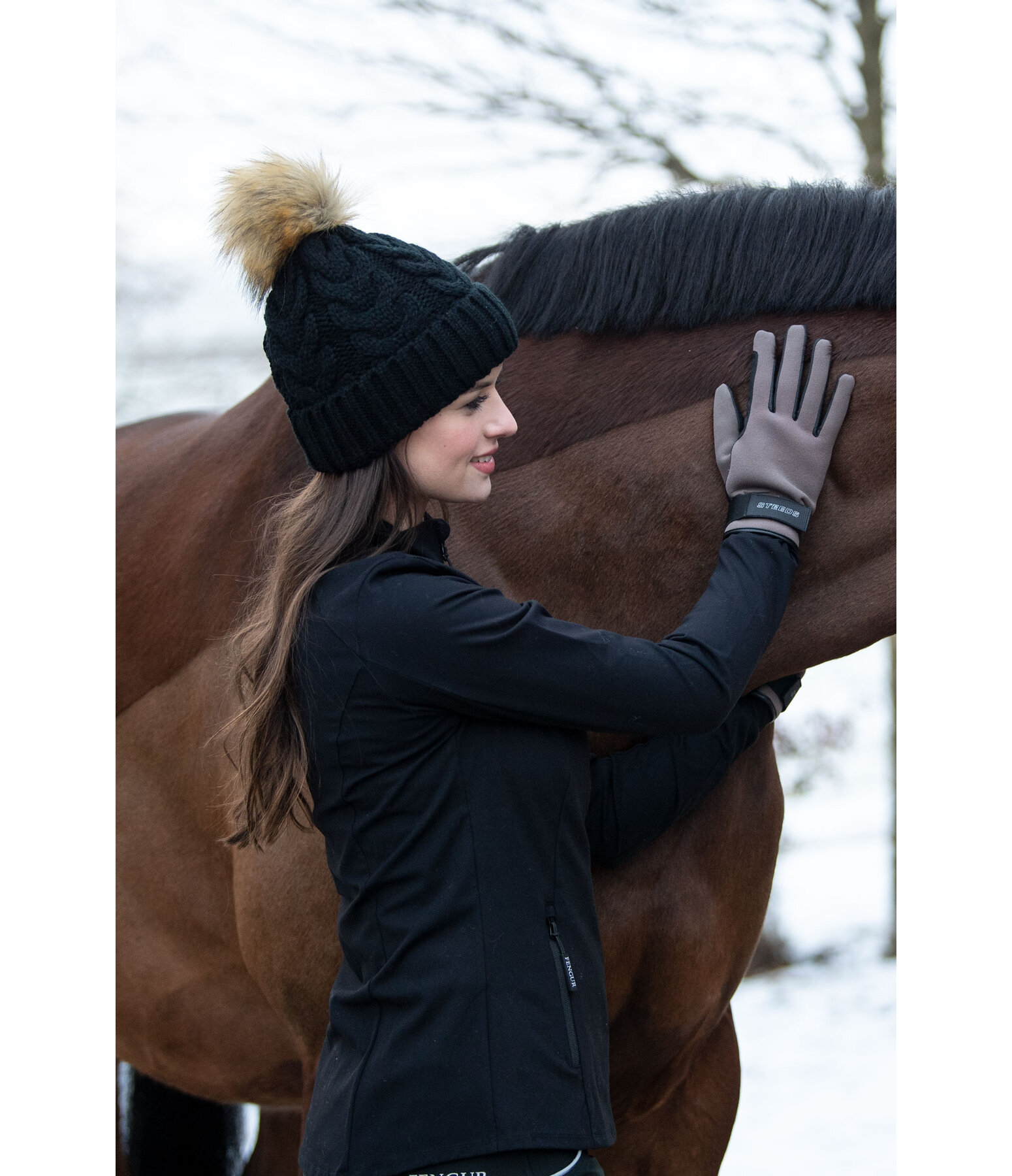 Winter Soft Shell Riding Gloves Fiss