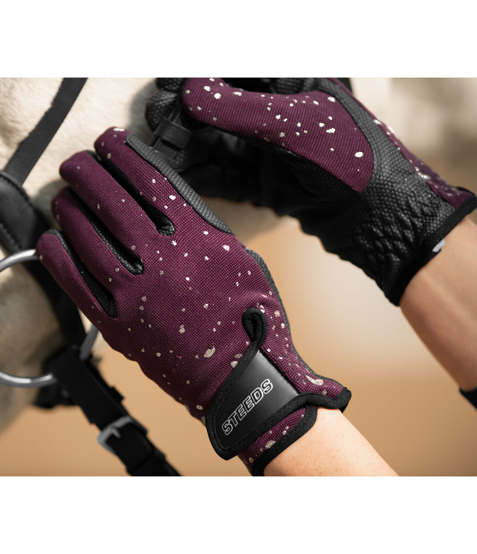 Winter Riding Gloves Glitter