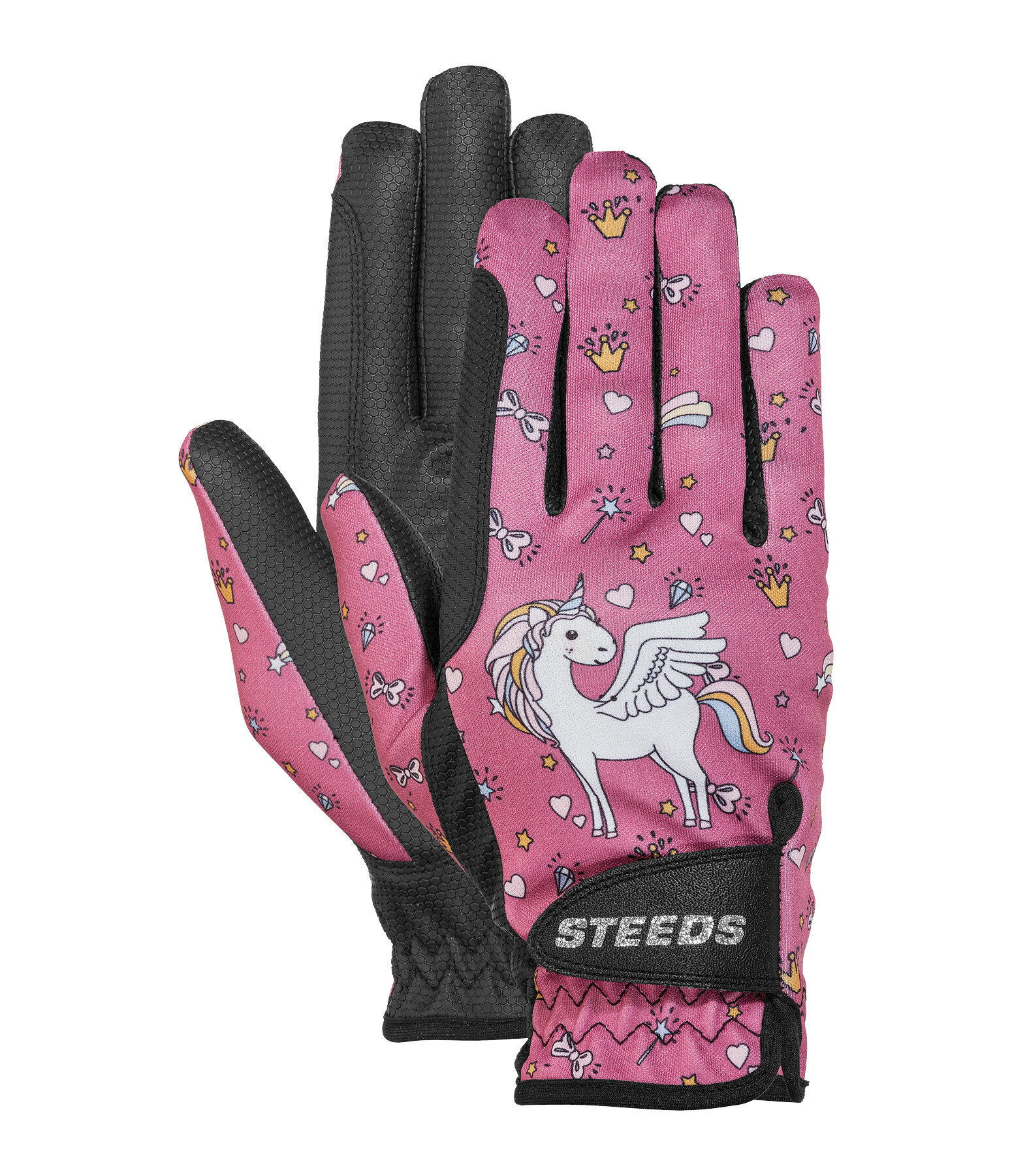 Childrens Winter Riding Gloves Unicorn