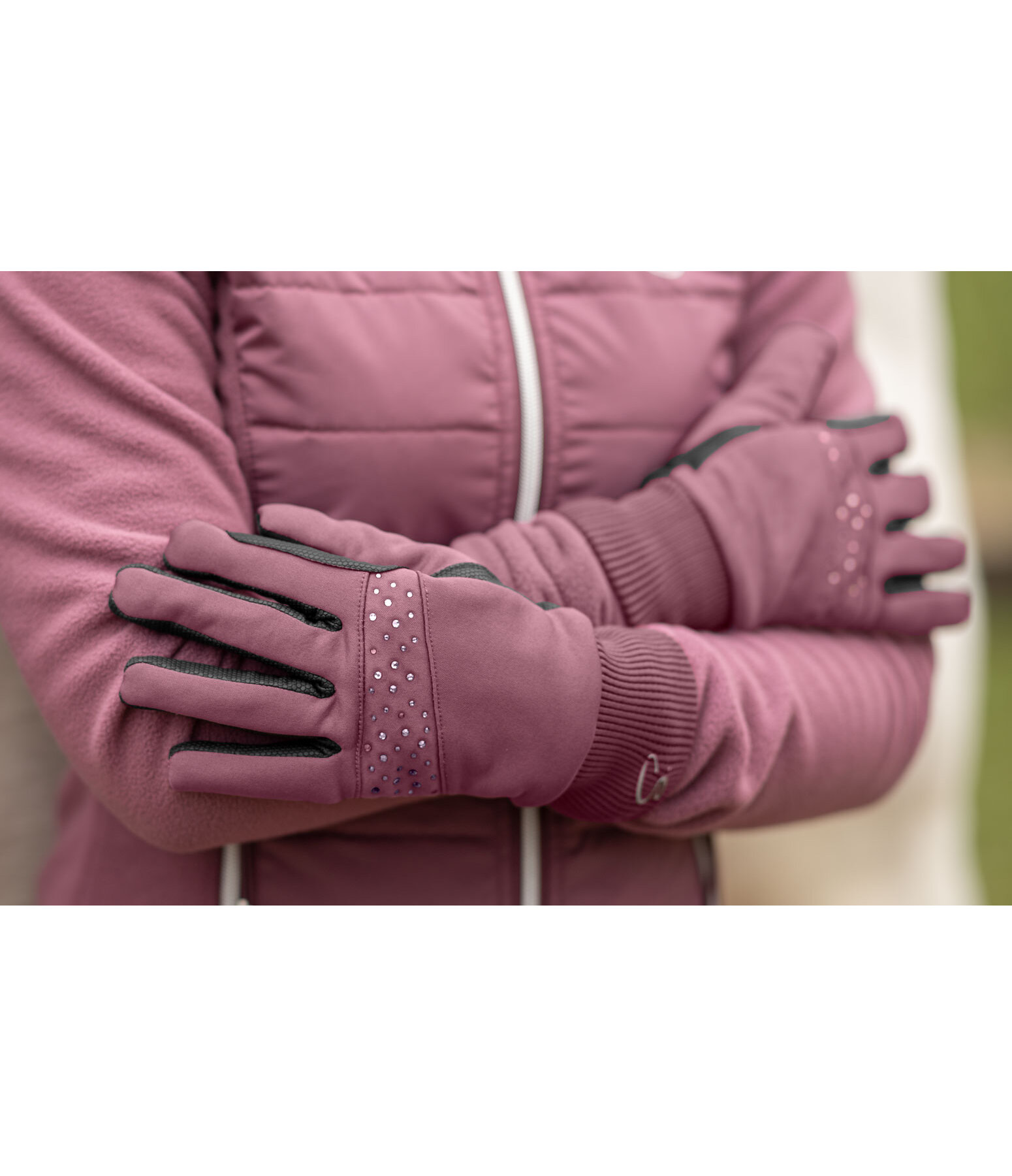 Winter Soft Shell Riding Gloves Sparkle