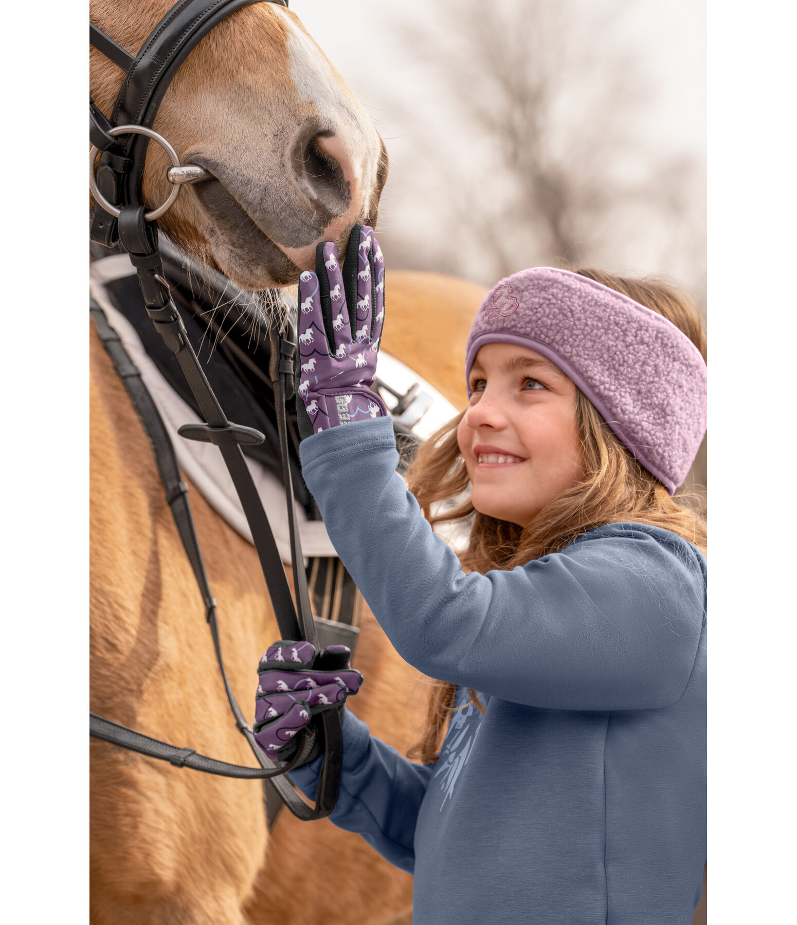 Children's Winter Riding Gloves Reflective