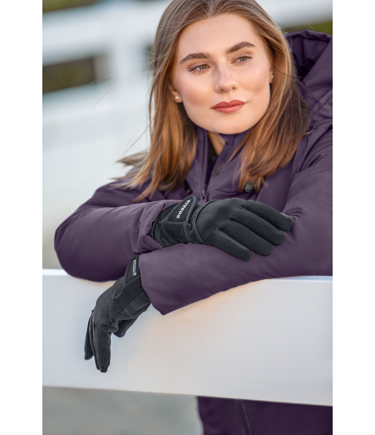 Winter Riding Gloves Ribbed