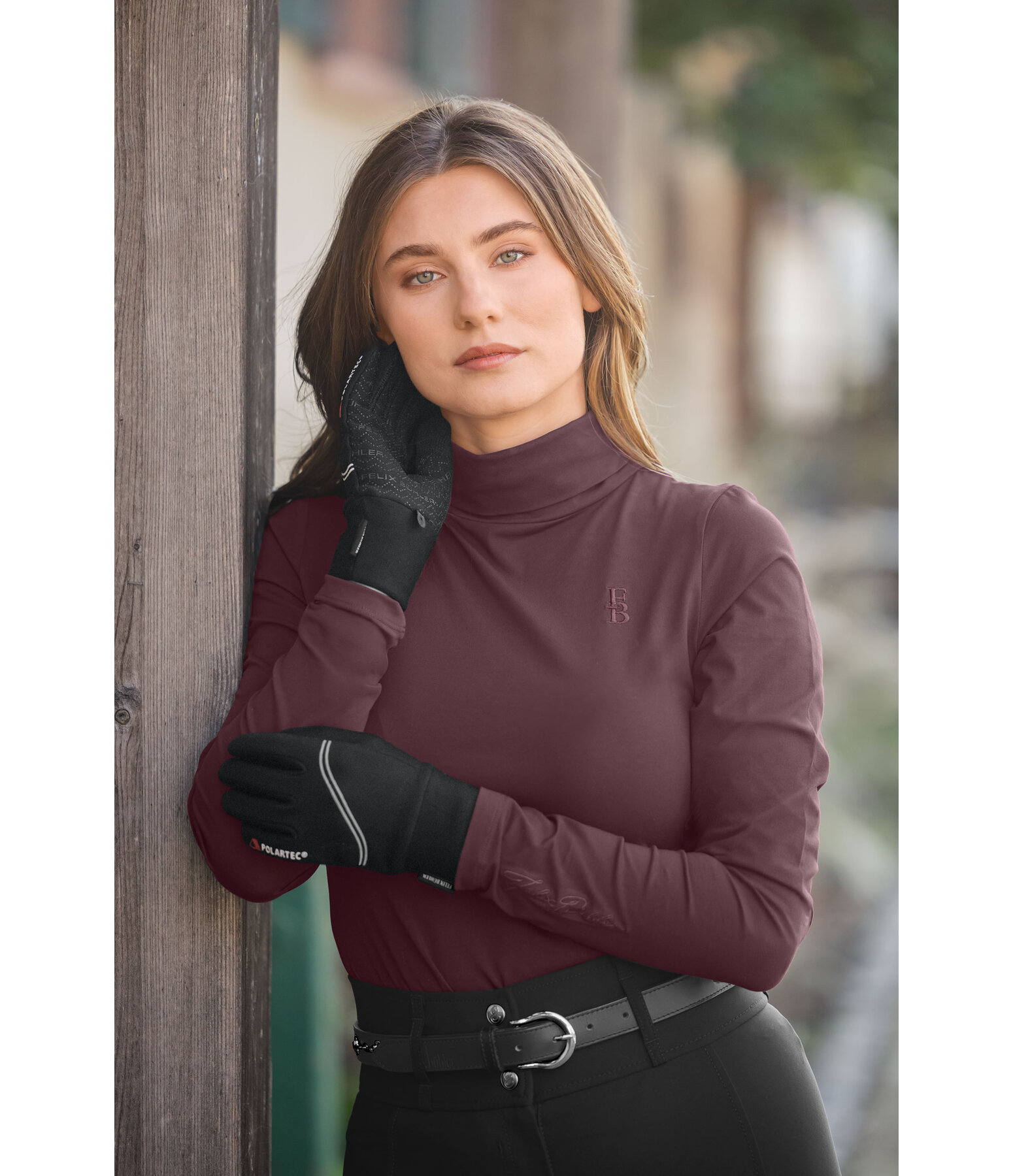 Winter Riding Gloves Thermo Reflect