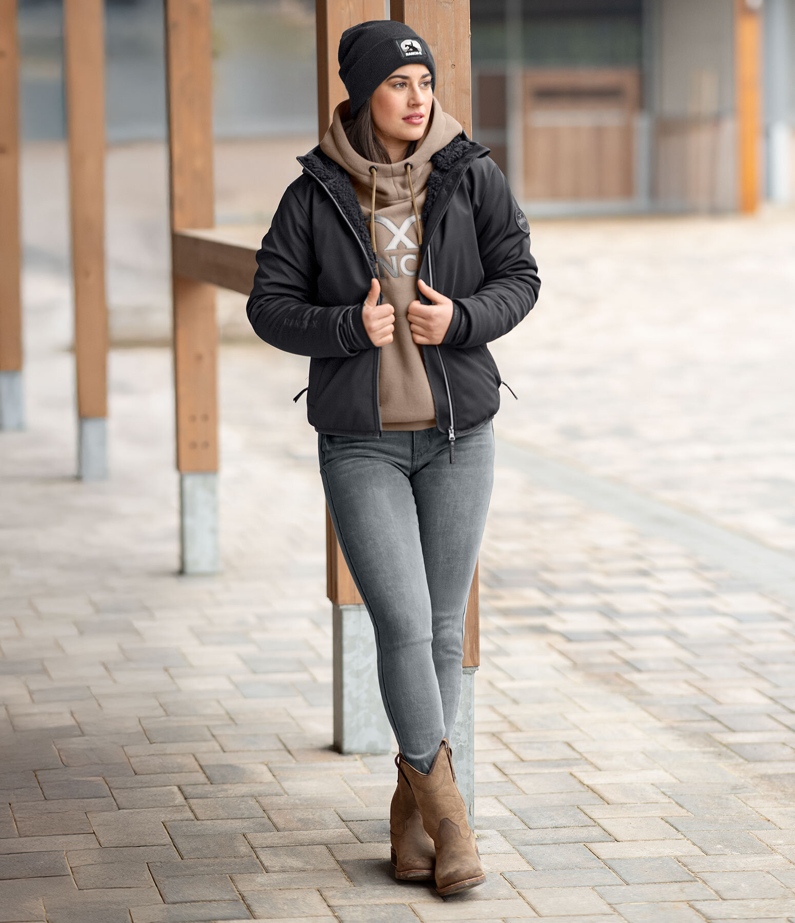 Western Outfit Macy in Natural Brown
