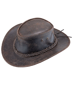 TWIN OAKS Leather Hat Quebec - 160032-M-DB