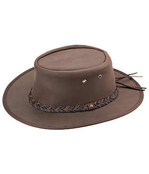 TWIN OAKS Leather Hat Canberra - 182877-S-BR