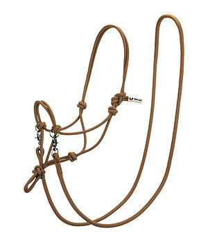 TWIN OAKS Rope Halter with Reins - 183261