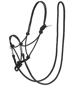 TWIN OAKS Rope Halter with Reins - 183261-F-S