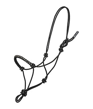 Weaver Leather Double Tie Clipping Halter Black 