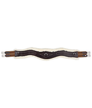 CLARIDGE HOUSE Leather Girth Naira with Removable Teddy Fleece - 220405