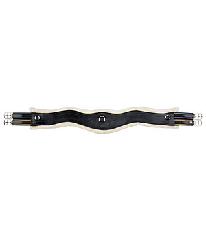 CLARIDGE HOUSE Leather Girth Naira with Removable Teddy Fleece - 220405-48-S