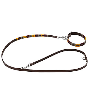 sugar dog Leather Dog Collar and Lead Polo Sports - 230926-L-BR