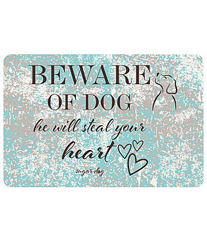 sugar dog Decorative Sign Beware - 231012
