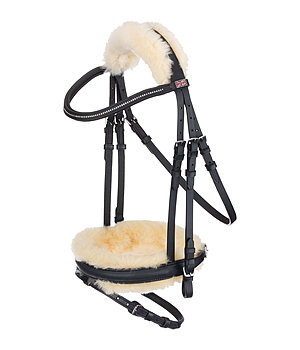 CLARIDGE HOUSE Soft Comfort II Flash Bridle with Sheepskin Padding - 320821